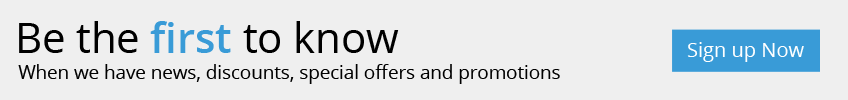 Sign up for exclusive access to our deals and promotions