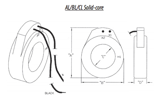 The AL BL and CL Dimensions The AL BL and CL Dimensions