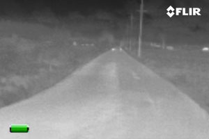 FLIR Scout PS24 Thermal Night Vision Monocular at 250 Yards Distance