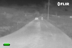 FLIR Scout TS24 Thermal Night Vision Monocular at 100 Yards Distance