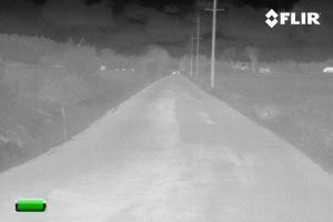 FLIR Scout TS32 Thermal Night Vision Monocular at 500 Yards Distance