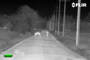 FLIR Scout TS32r Thermal Night Vision Monocular at 250 Yards Distance