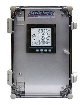 Accuenergy 9104X-II-RCT-P1 Pre-Wired Panel Enclosure, Rogowski Coil CT input, 415 Vac/300 Vdc-