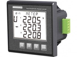 Accuenergy Acuvim-AL-D-1 A-P1 Power/Energy Meter, LCD, 1 A input, 415 Vac/300 Vdc-