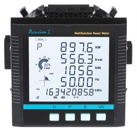Accuenergy Acuvim IIBN-D-mA-P1 B ACnet Power/Energy Meter, LCD, 80/100/200 mA input, 415 Vac/300 Vdc-