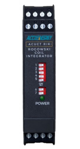 Accuenergy RIK-V-1 Single-Phase Rogowski Integrator, 0 to 5/0 to 10 V DC, 60,000 A AC-