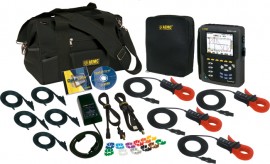 AEMC 8335 PowerPad Three Phase Power Quality Analyzer Kit with 4x SR193-BK CTs (1200A)-
