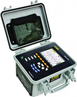 AEMC 8435 PowerPad III True RMS Power Quality Analyzer, Waterproof IP67, 3 Phase, 40 to 69Hz-