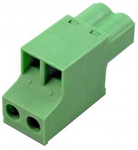 Dent CONN 2POS PLUG 5.08MM Replacement Pulse and I/O Connector for the PowerScout 24-
