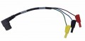 Dranetz 83003967 Phase Power Cord for Power Quality Equipment, 250V, 4mm Connectors-