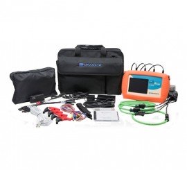 Dranetz DBPGFLEX3K PowerGuide 4400 Power Quality Analyzer with Four 30/300/3,000A Flexible Current Transformers-