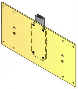 Dranetz DIN-HDPQ-SP DIN Rail Mount for HDPQ-SP Power Quality Analyzers-