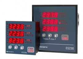 Dranetz ES2305AS Advanced Energy DataNode DIN144 Panel Meter, 5A, RS-232/RS-485 Interface-