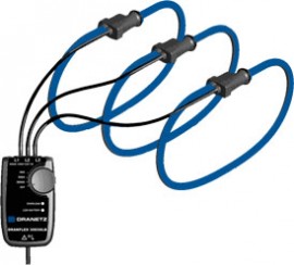 Dranetz FLEX3K24PKG-HD 4-Phase Flex Probe for Portable PQ Equipment, 30/300/3,000A, 24in-