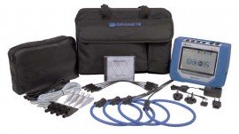 Dranetz HDPQ-P-GAFLEX6KPKG Guide Plus Power Quality Analyzer with 3-phase CT and 1-phase CT, 60/600/6000 A-