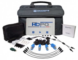 Dranetz HDPQ-SPX4A550PKG Xplorer SP Power Quality Analyzer Package with four 100 A clamp-on current transformers, 15 mm-