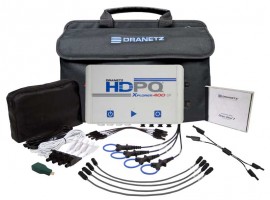 Dranetz HDPQ-SPX4AMFLEX3PKG Xplorer SP Power Quality Analyzer Package with four mini flexible current transformers, 3/30/300 A-
