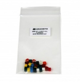 Dranetz WMV-KIT Snap-On Wire Marker Kit for Voltage Cables, 0.138in-