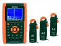 Extech PQ3470-2 3-Phase Power/Harmonics Analyzer/Data Logger with set of 3 CTs, 200 A-