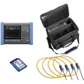 Hioki PQ3100-04/6000-7in KIT Power Quality Analyzer Kit with 4 x 6000 Amp AC flexible current sensors, 7"-