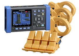 Hioki PW3365-20-01/100 Clamp On Power Logger 100A Kit with AC 100 A current sensors-