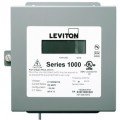 Leviton 1N240-01D Indoor Dual Element kWh/Demand Meter, MAX 100A, Meter Only-