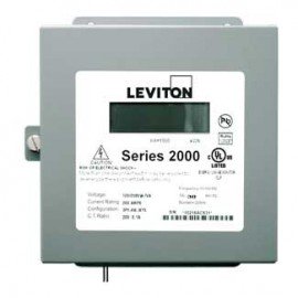 Leviton 2N480-81 VerifEye Series 2000 3P/4W Indoor 3-Element Meter, 277/480 V, 800 A-