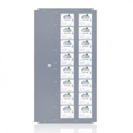 Leviton 2X215-CFG Extra Large Series 2000 MMU Multiple Meter Units, 120/208V, 15 Three Element Meters-