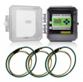 Leviton 41OUB-24R Outdoor Series 4100 Universal Voltage Bi-Directional 3-Phase 3W/4W BACnet MS/TP Meter Kits 24&quot; Rogowski CTs Included-