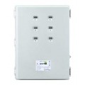 Leviton 6L306-KIT VerifEye Mini Meter MMU 3P/4W Outdoor Kit with 6 Dual-Element Meters and 12 Solid-Core CTs, 120/208 V-