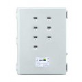 Leviton 6L307-KIT VerifEye Mini Meter MMU 3P/4W Outdoor Kit with 7 Dual-Element Meters and 14 Solid-Core CTs, 120/208 V-