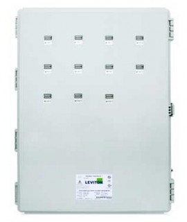 Leviton 6X311-KIT VerifEye Mini Meter MMU 3P/4W Outdoor Kit with 11 Dual-Element Meters and 22 Solid-Core CTs, 120/208 V-