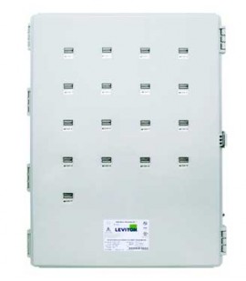Leviton 6X317-KIT VerifEye Mini Meter MMU 3P/4W Outdoor Kit with 17 Dual-Element Meters and 34 Solid-Core CTs, 120/208 V-