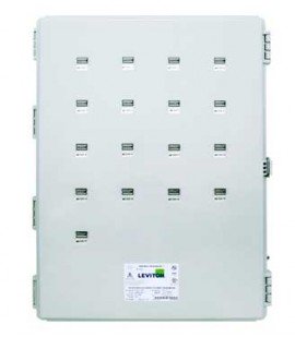 Leviton 6X317-KIT VerifEye Mini Meter MMU 3P/4W Outdoor Kit with 17 Dual-Element Meters and 34 Solid-Core CTs, 120/208 V-