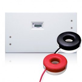 Leviton MK240-2SW Mini-Meter Kit with Indoor Flush mount Enclosure 240V and 200A Solid-Core CTs-