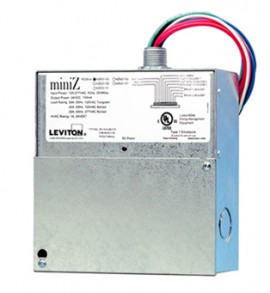 Leviton MZB02-C02 miniZ Dual-Room Controller, 347 VAC Relays-