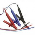 Megger 1002-641 Test Lead Set with Medium Insulated Clips, 5 Meters-