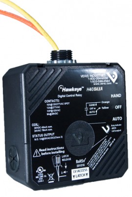 Veris H40BAXA EncRly SPST 10A 10-30V HOA-