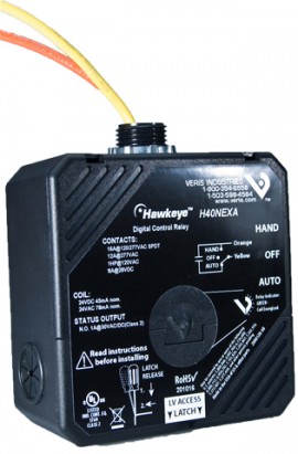 Veris H40NEXA EncRly SPST 16A 24V HOA-